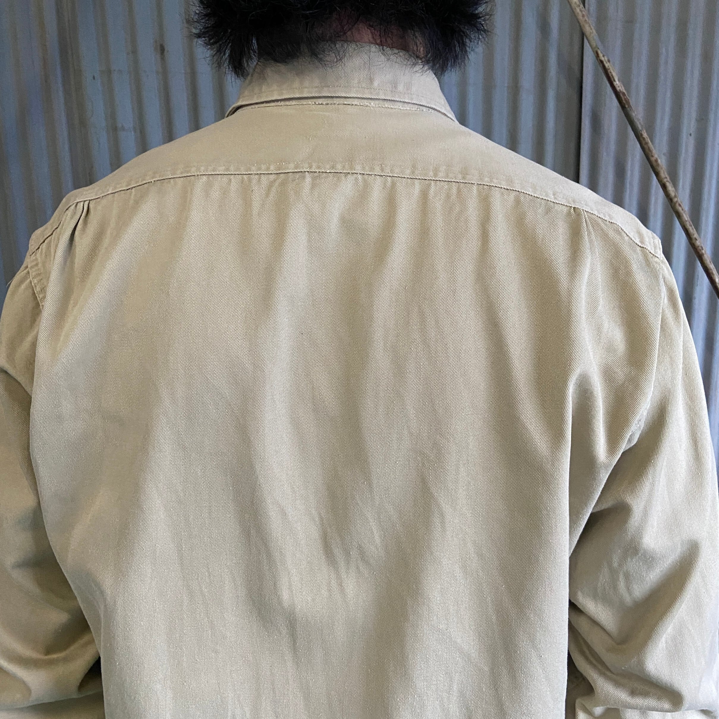 USA製 60年代 Lee リー ”CHETOPA TWILL” ワークシャツ メンズL相当