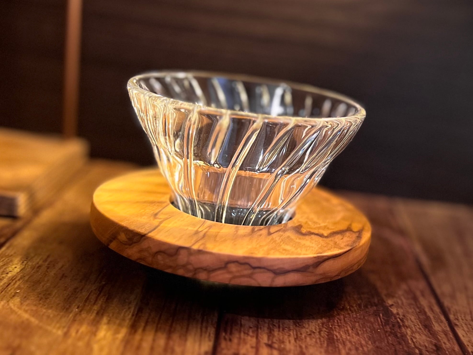 HARIO V60耐熱ガラスドリッパー オリーブウッド01 | COFFEE LAB KOMAMEYA HARIO V60耐熱ガラスドリッパー オリーブウッド01 | COFFEE LAB KOMAMEYA