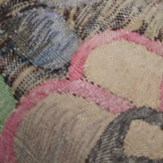 きれいなお花の名古屋帯 リサイクル着物 知久 ちきゅう きれいなお花の名古屋帯 リサイクル着物 知久 ちきゅう