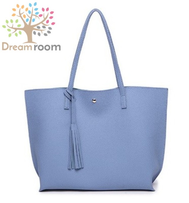 海外セレブ愛用 タッセル ウィメンズ トートバッグ ハンドバッグ 04ブルー ショルダー レディース Bag トートバッグ シンプル Dreamroom Base