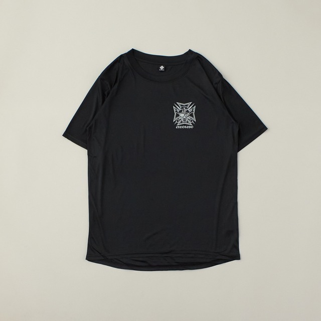 ELDORESO(エルドレッソ) Lsd Bone Tee(Black)  メンズ・レディース ドライ半袖Tシャツ