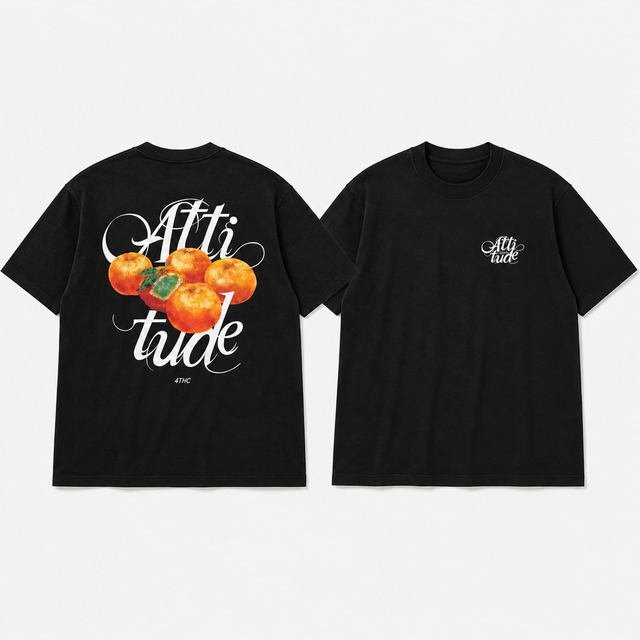 "ATTITUDE" T-SHIRT (Black)