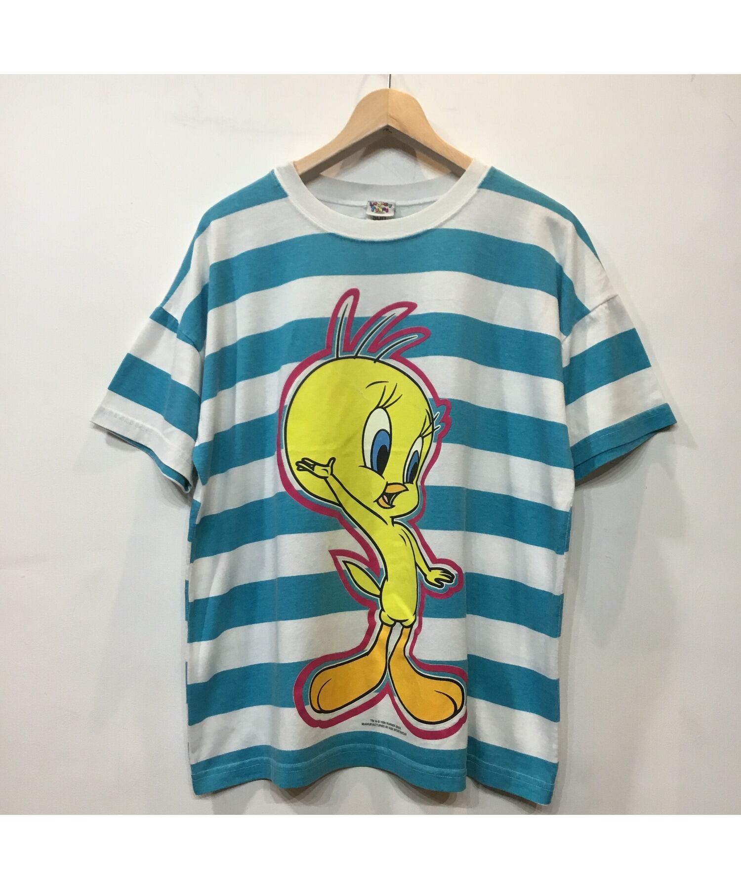 96 USA製 LOONEYTUNES ルーニーテューンズ トゥイーティー キャラT