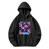 Unisex Front & Back Printing Cotton Hoodie 4605