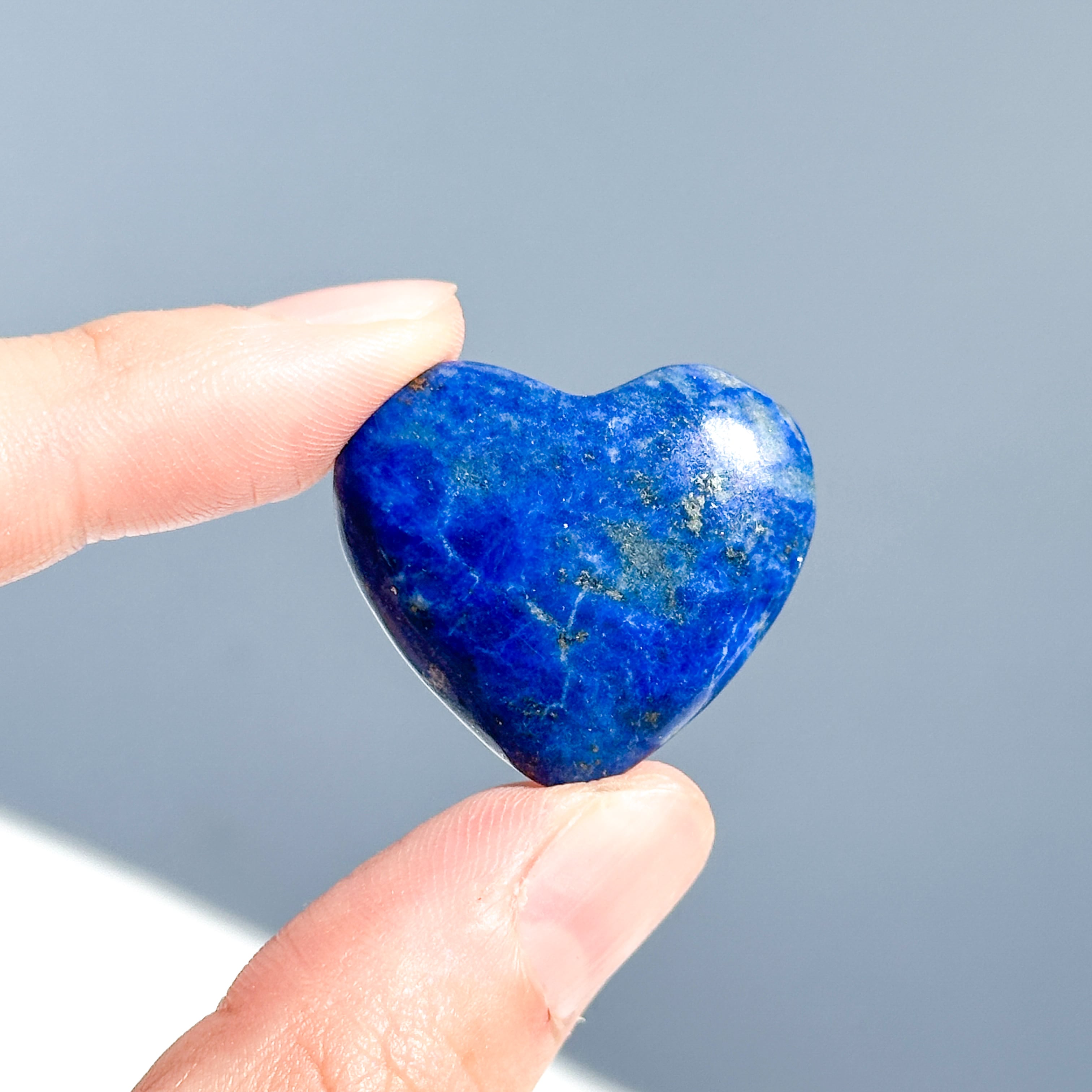 ラピスラズリ ハート型54♡ Lapis Lazuli ♡天然石・鉱物