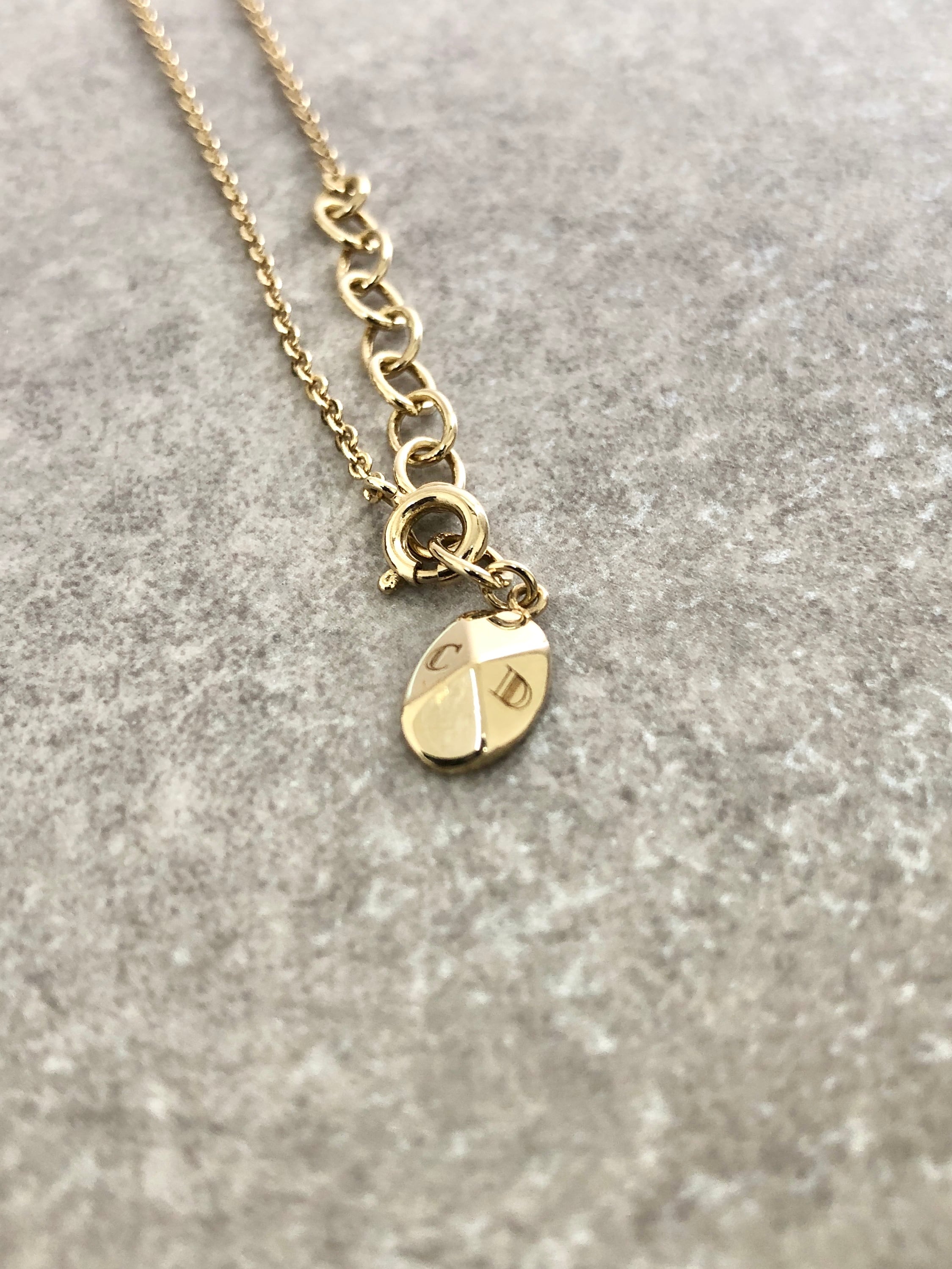 Christian Dior クリスチャン ディオール ネックレス ゴールド ロゴ