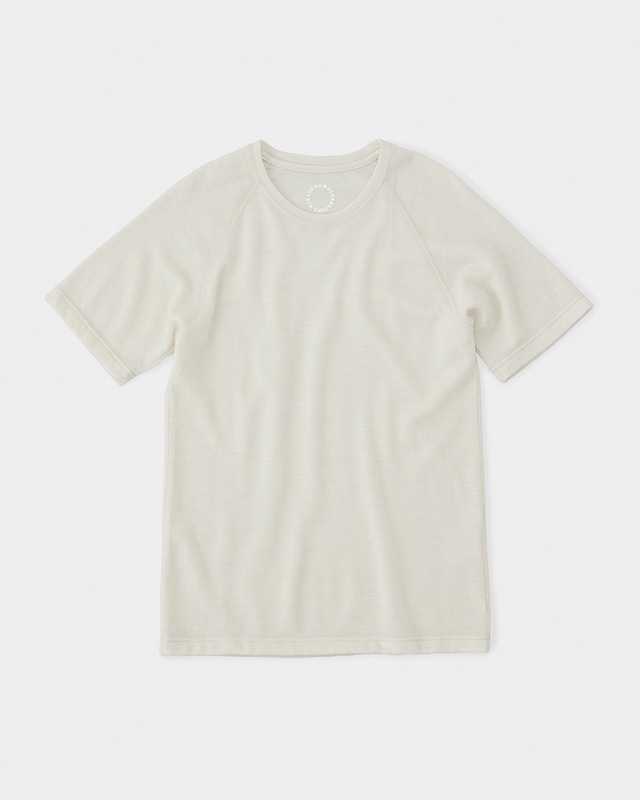 山と道 ／ DF Mesh Merino T-shirt - Unisex #Off White