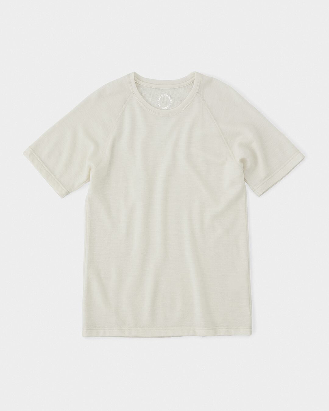山と道 / DF Mesh Merino T-shirt - Unisex #Off White