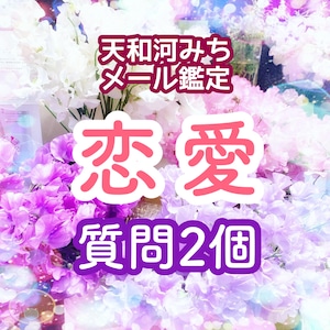 メール鑑定【恋愛】質問2個OK♪