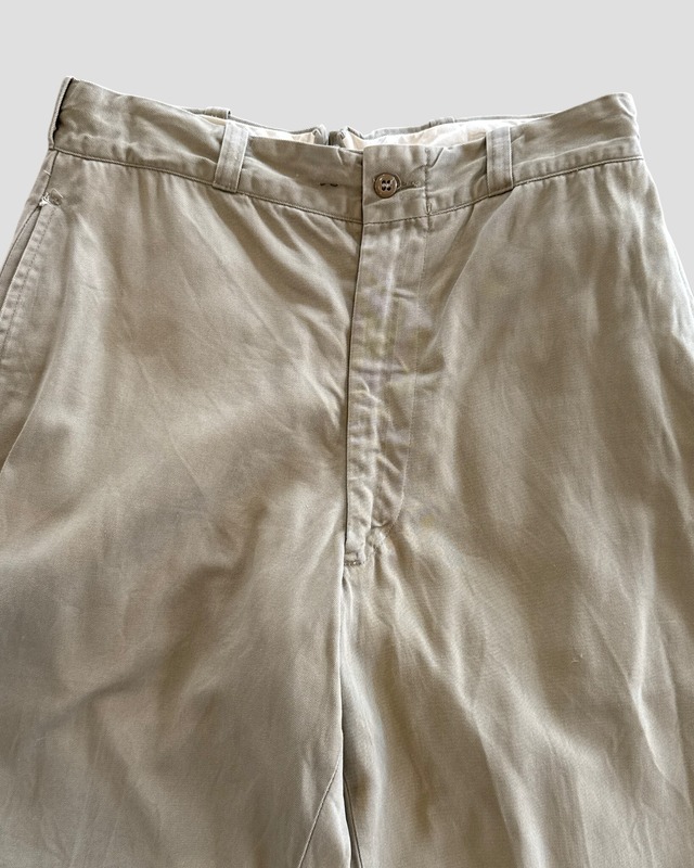 -U.S. ARMY- Vintage 60s 30×29 Military Chino Pants