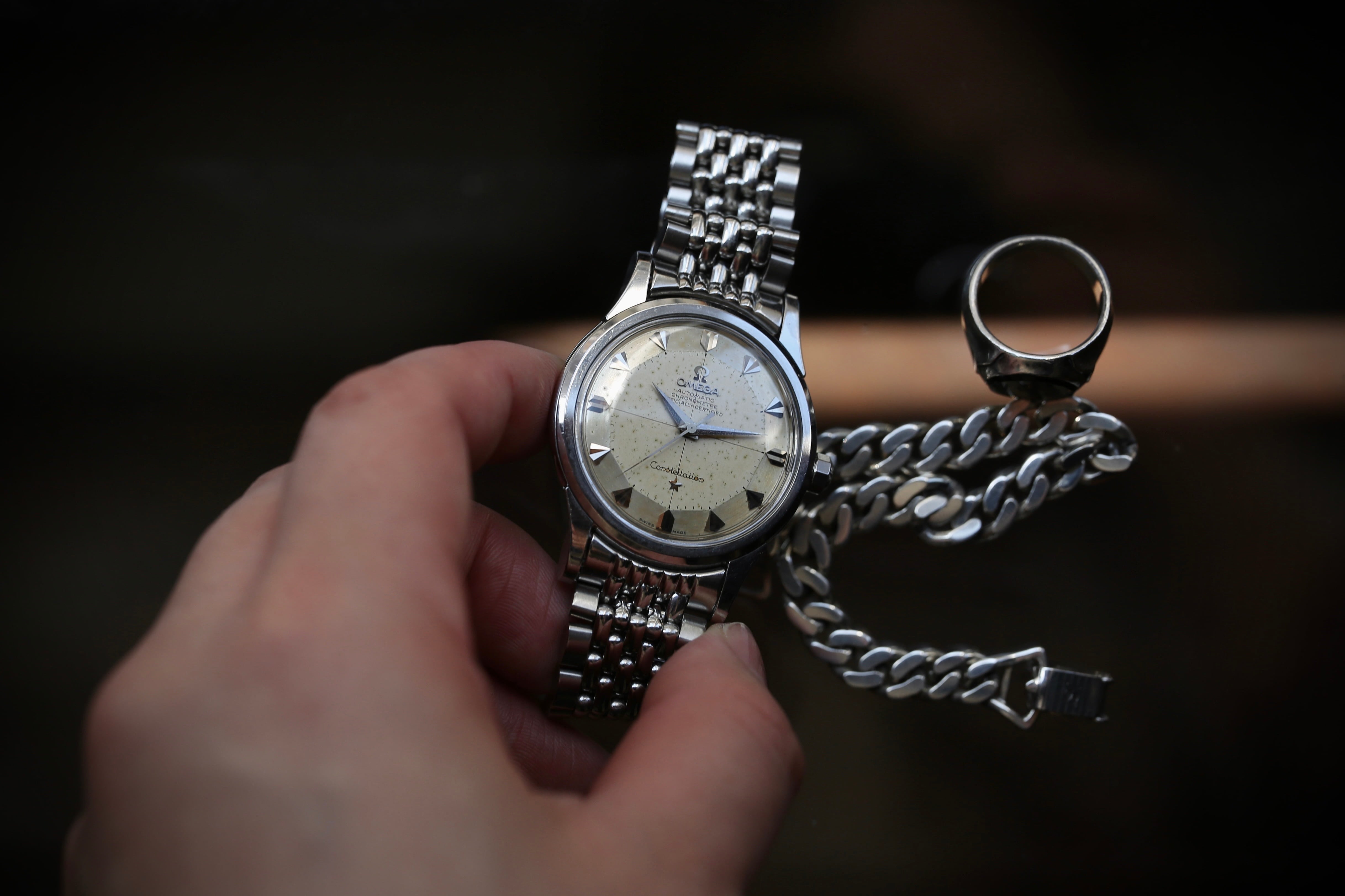 OMEGA Constellation デビルなど　ムーブメントまとめ売り3点 OMEGA】 1958年製 オメガ 『コンステレーション 第三世代 12角