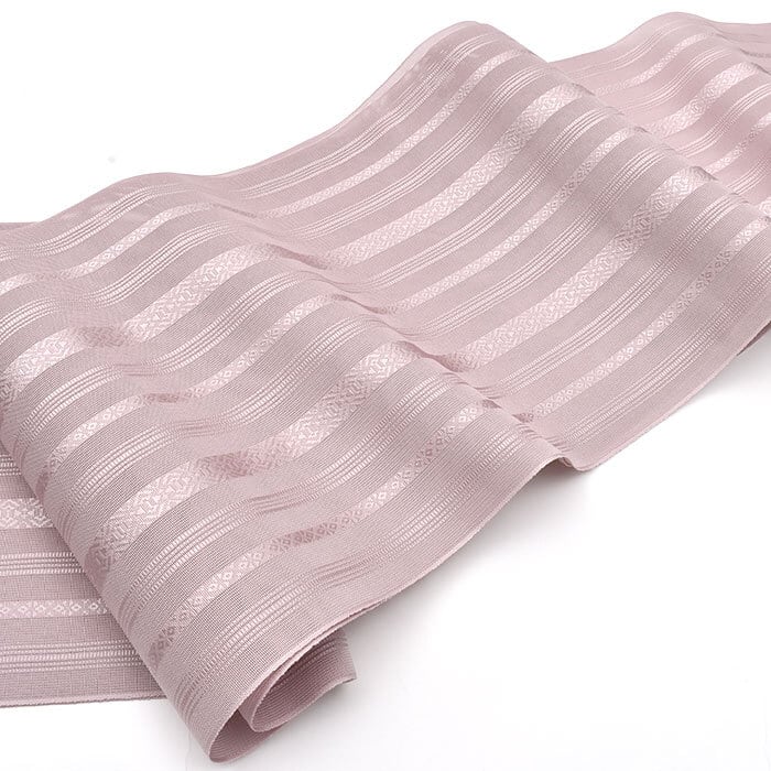 名古屋帯](夏/単衣)博多織 黒木織物 謹製 紗献上 五献上柄 紗 もじり織  