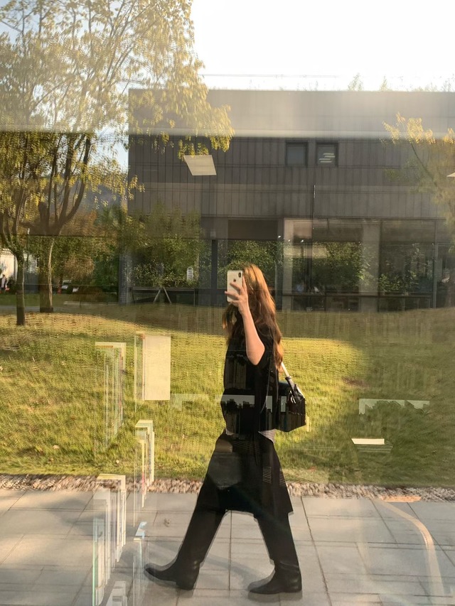 (予約) verveine / Melin whole garment turtleneck overfit knit 3color