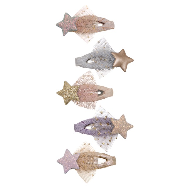 Tutu star mini hair clips