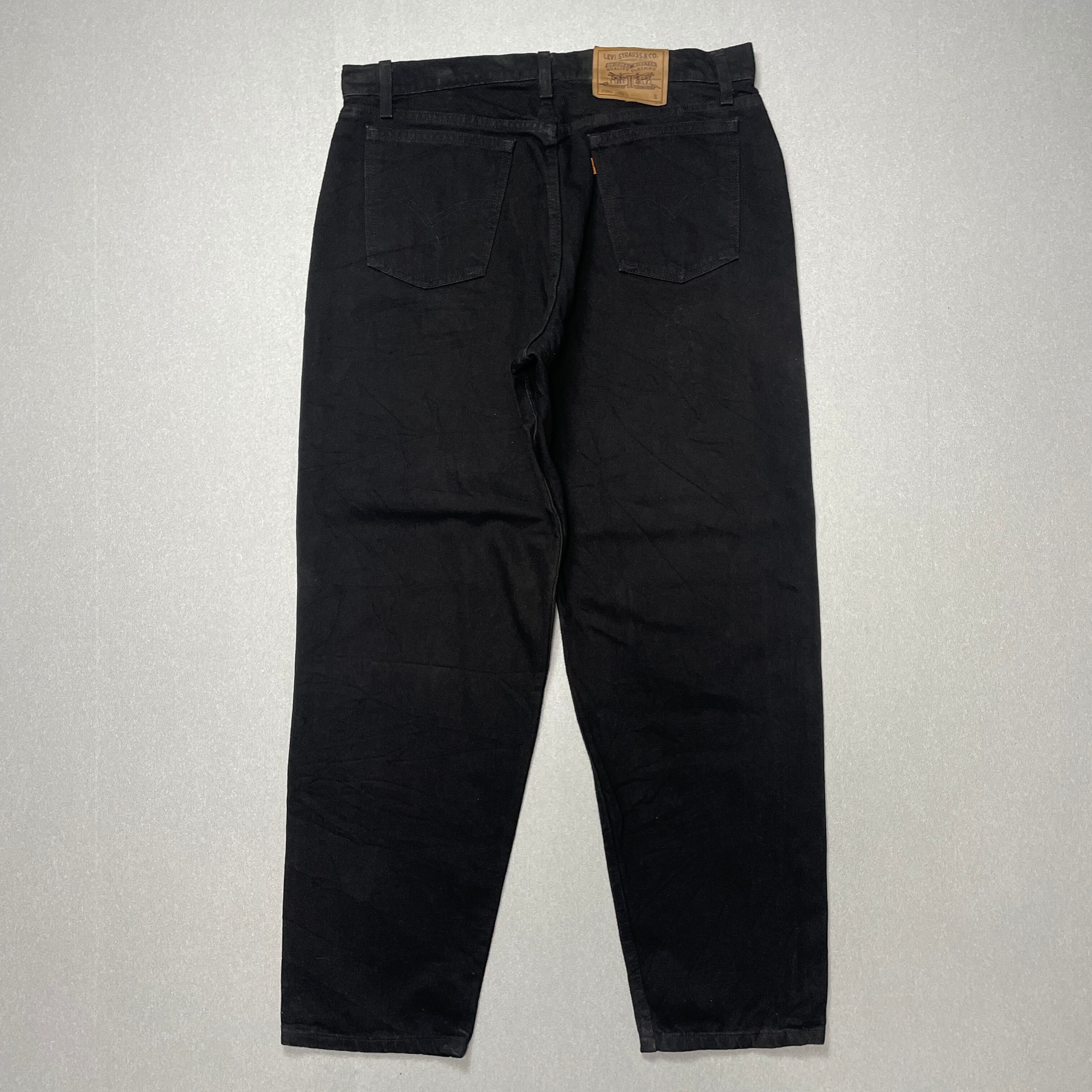 90's LEVI'S 15961/BLACK DENIM PANTS/ブラックデニムパンツ/SIZE 16S