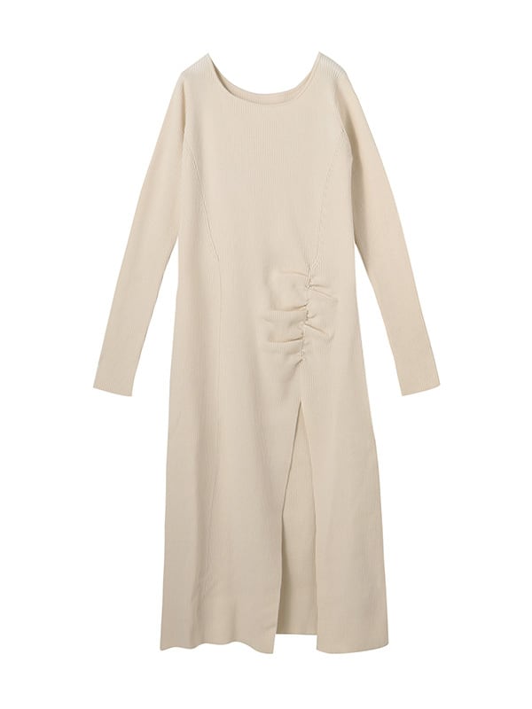 Etre Tokyo ロングスリットニットワンピース Flicka Kobe