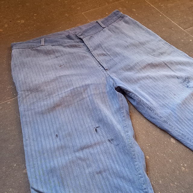 "Junk" ユーロワーク ドイツ製 ヘリンボーンパンツ used [112005]