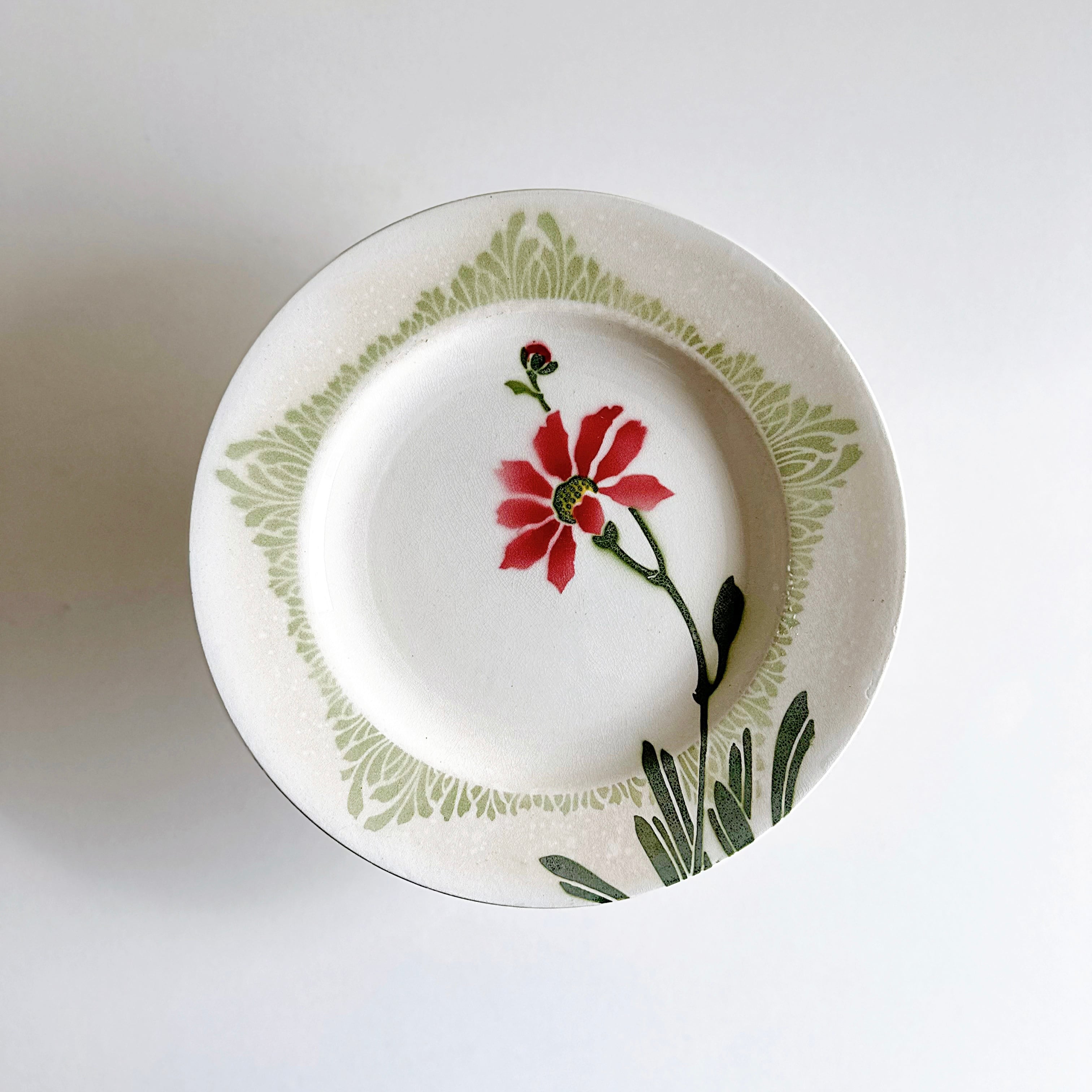 Luneville リュネヴィル デザートプレート Pâquerette A（フランス