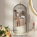 メイクボックス 360度回転 コスメボックス 透明カバー付き 化粧品収納ボックス 大容量 化粧品 収納 メイクケース 引き出し 化粧品入れ 多機能 コスメ アクセサリー ジュエリー ブラック ホワイト