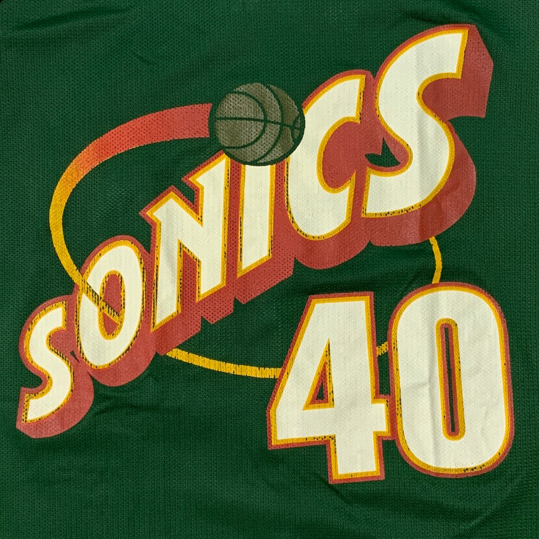 チャンピオン製 NBA SONICS 40ショーンケンプ ユニホーム