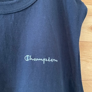 【champion】チャンピオン ノースリーブ タンクトップ アメリカ古着 XL