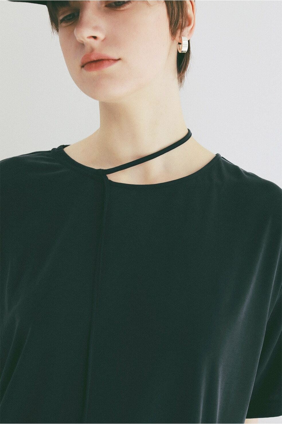 CLANE DROOP THIN CODE SOFT TOPS | FLICKA ASHIYA