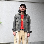 INTERIM / SHABBY VINTAGE  "2ND" SHUTTLE DENIM SIDE PANEL JACKET