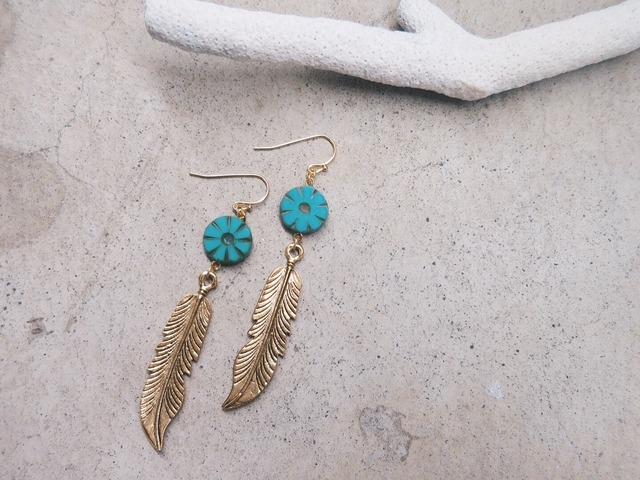 wings of indian turquoise pierce