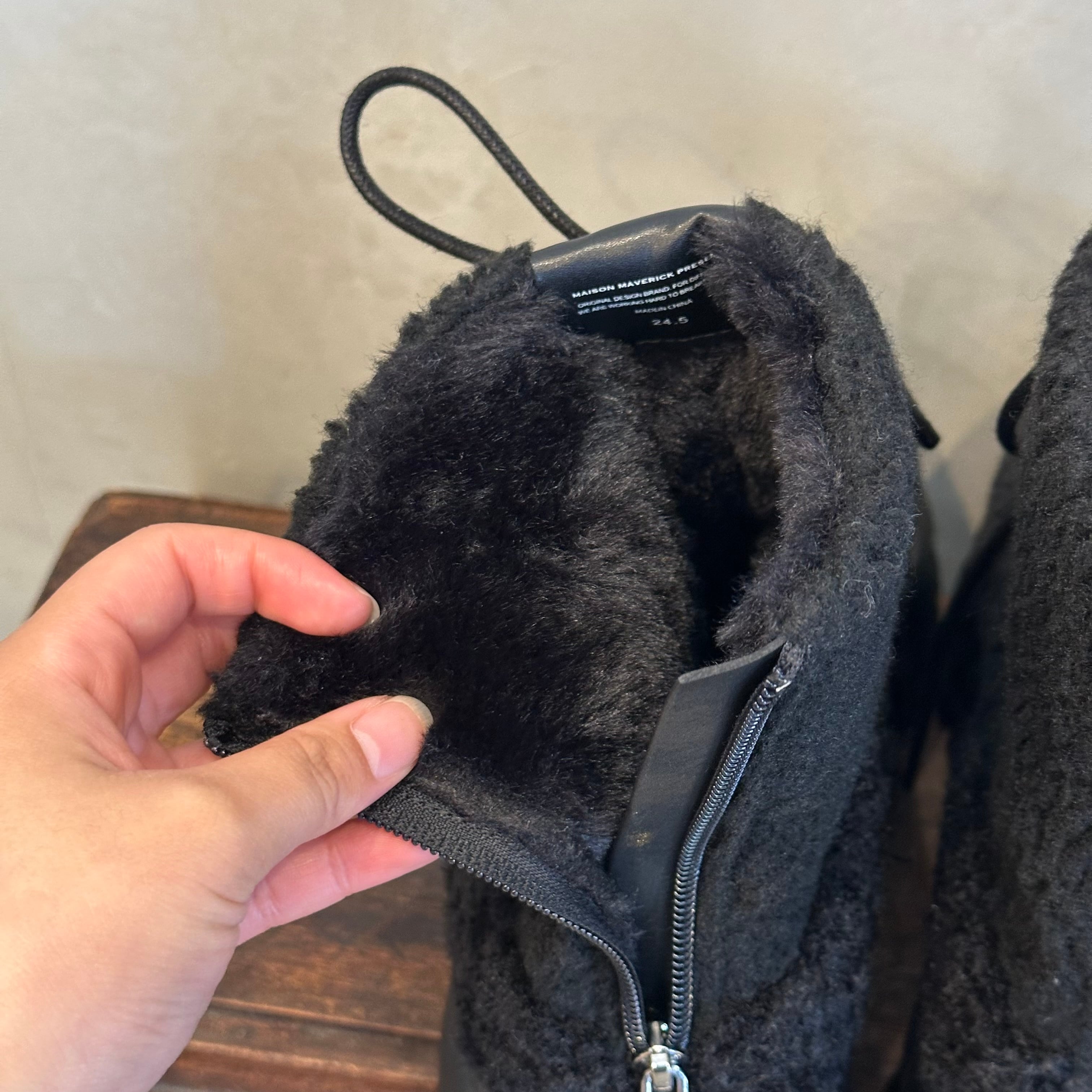 MAISON MAVERICK PRESENTS/ Furry Poodle Chunky Boots【9/23ライブ