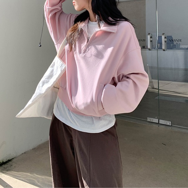 half-zip sweatshirt J00001