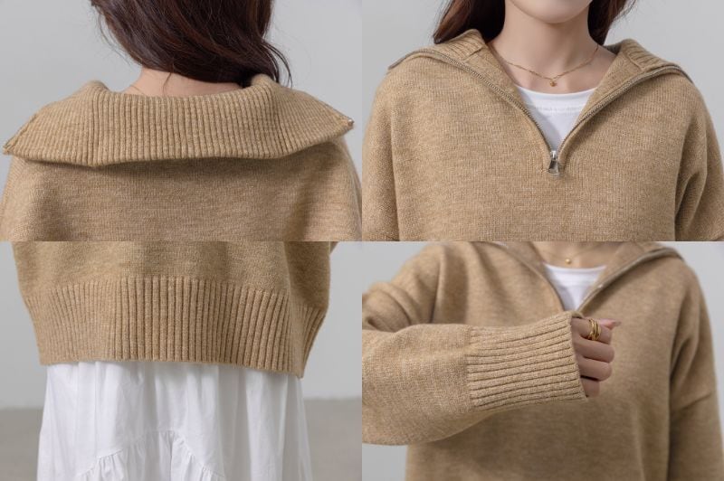 宅配便】ハーフジップニット／tops2168 | DAY CLOSET｜ レディース