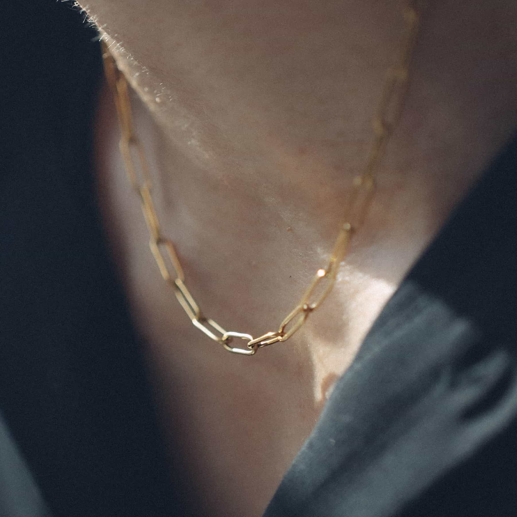 long parts necklace (gold) #n80 | garcia