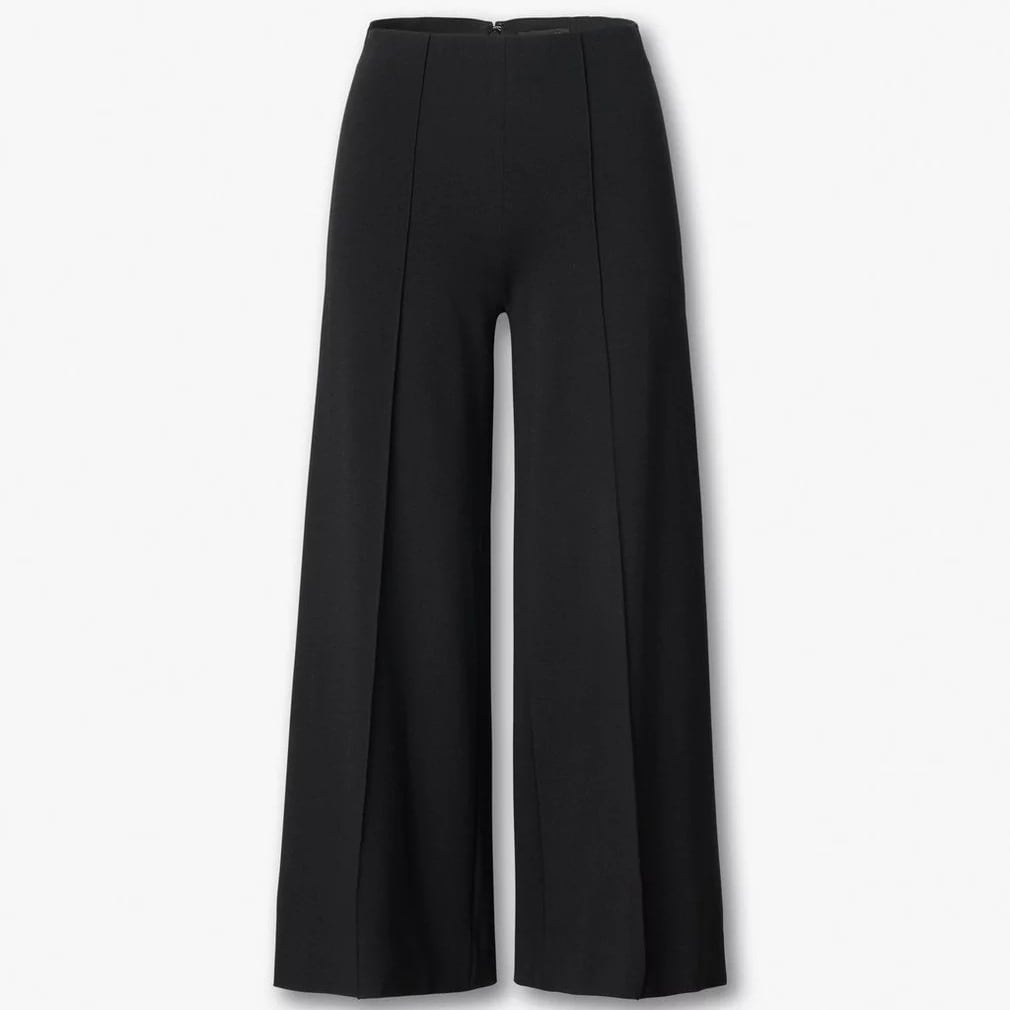 rag&bone IRINA CROPPED WIDE LEG PANTS BLACK