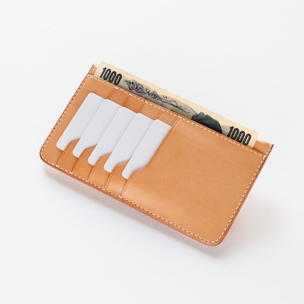 受注製作】フラグメントケース ナチュラル | サンキングレザークラフト