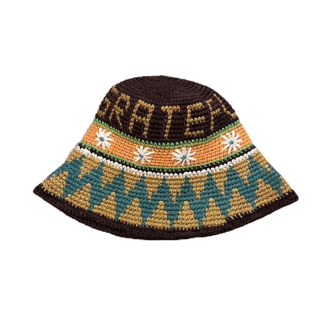 HAVE A GRATEFUL DAY #Crochet Hat Brown