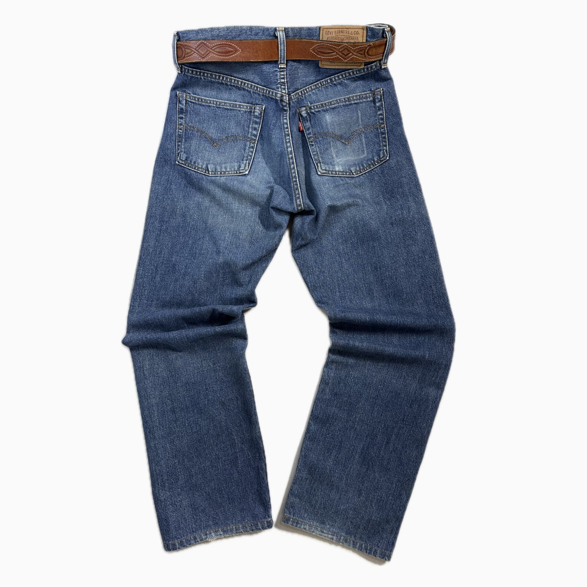 送料無料 即決 ☆Levi's 日本製 502XX☆ W30 BIGE 赤耳 TALONジッパー