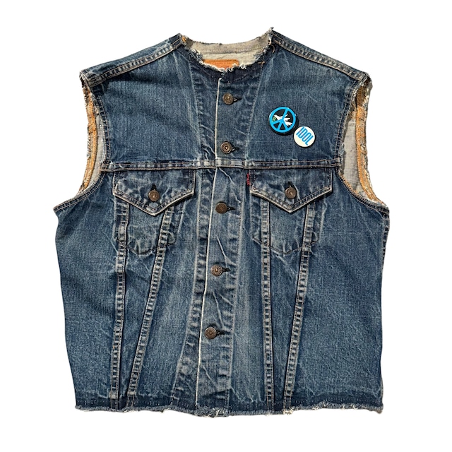 70's  Levi's 70505 "small e 初期" DENIM VEST【DW961】