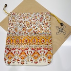 ペルシャ更紗の巾着【M-11】