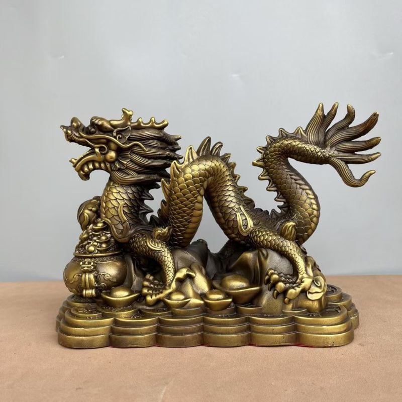 開運 龍 龍神 龍置き物【真鍮製】 風水 開運 龍 龍神 龍置き物 開運 龍 龍神 龍置き物 【真鍮製】 真鍮製