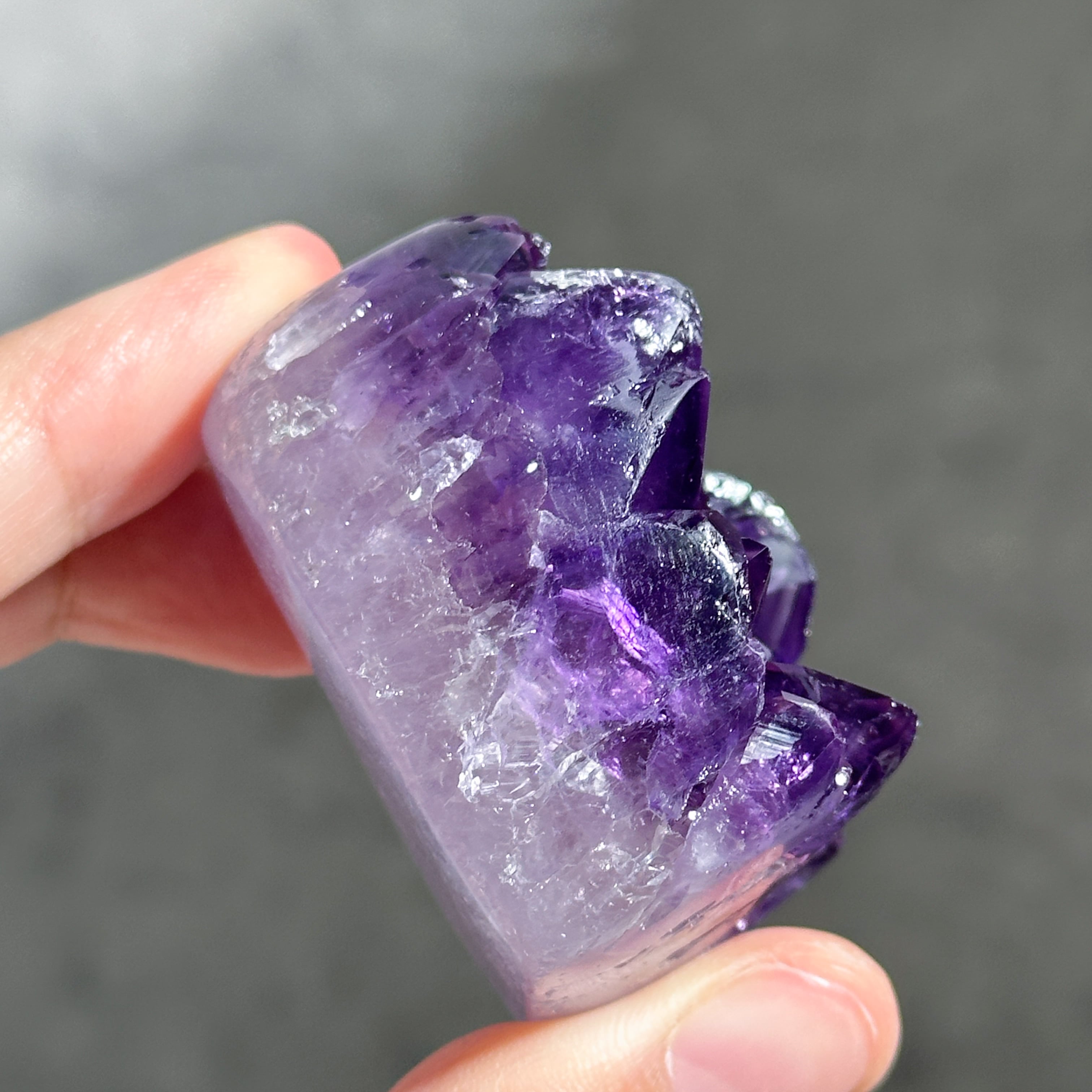 ウルグアイ産アメジスト ハート11◇ Amethyst ◇天然石・鉱石