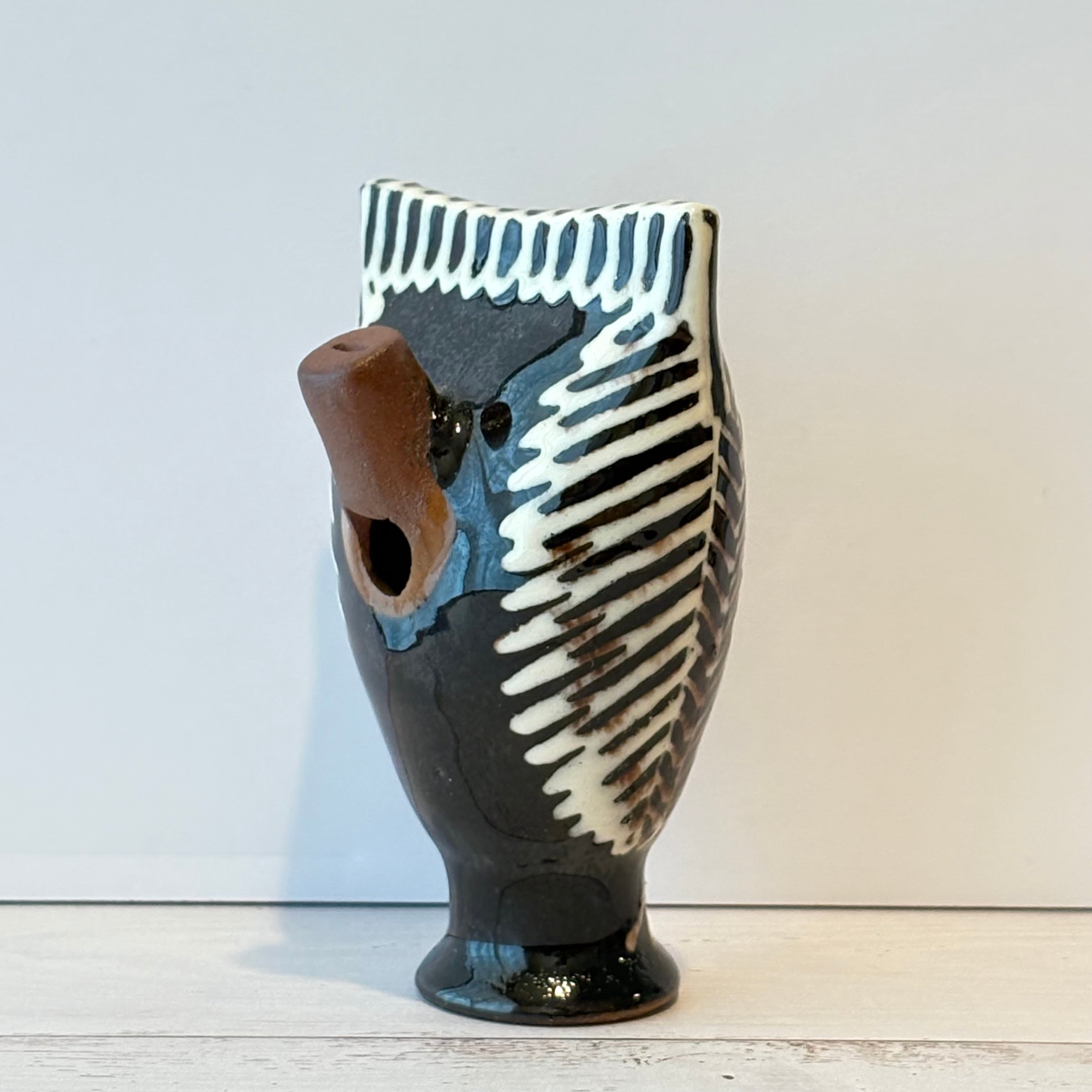 791 リトアニア 陶器の笛/フクロウ | attic