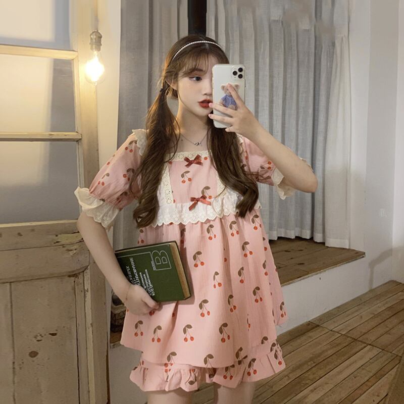 レディースサマーセット レッドスタイル 大人ガーリー スウィート キュート カジュアル 夏物 試着室30809718826