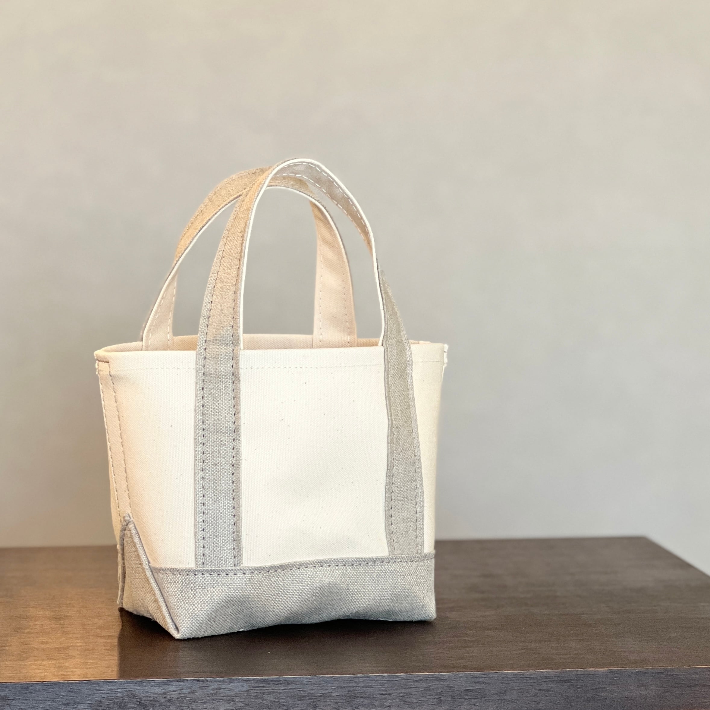 Milih×NARA》キャンバス × 麻のバンビ刺繍トート S | CUSTOM BAG Milih