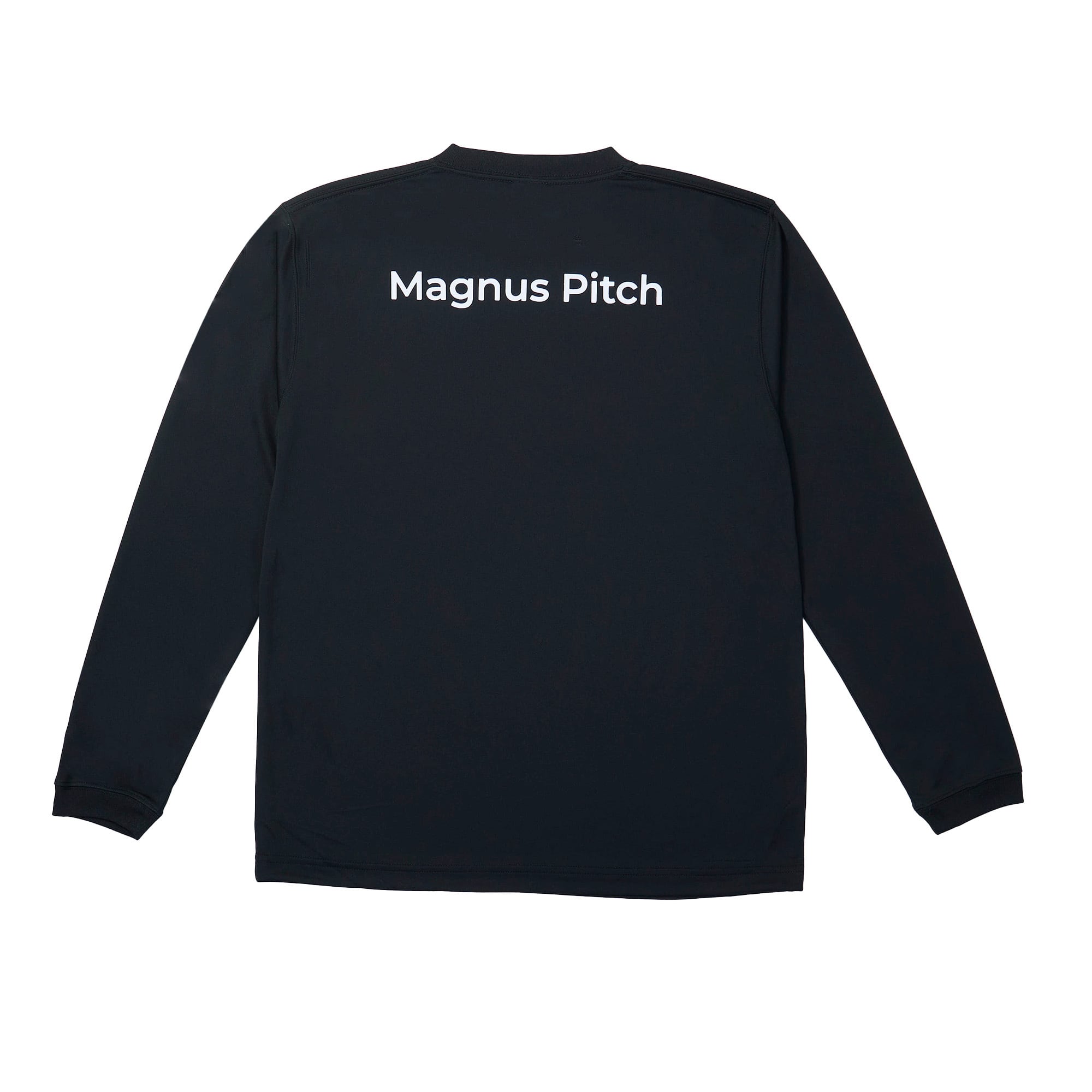 ドライシルキータッチロングスリーブTシャツ ブラック | PAY ID