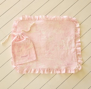 予約【kiki＆nini】Toile de jouy walk mat《BabyPink》