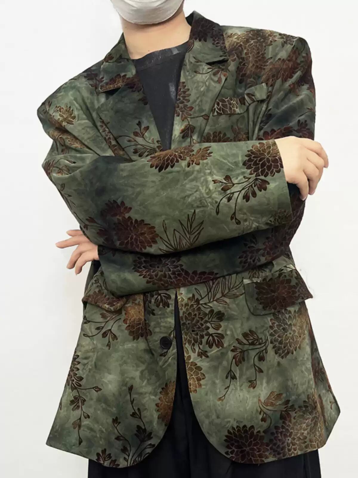 【ORV0146】Oversized Blazer Top