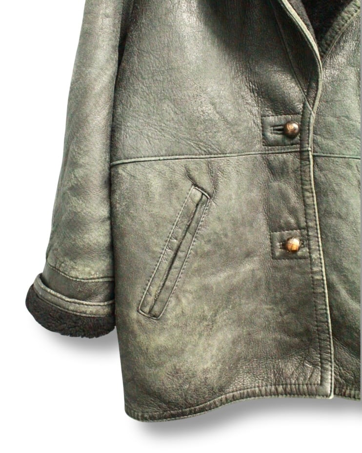 70-80's Shearling mouton coat | detour -yorimichi-