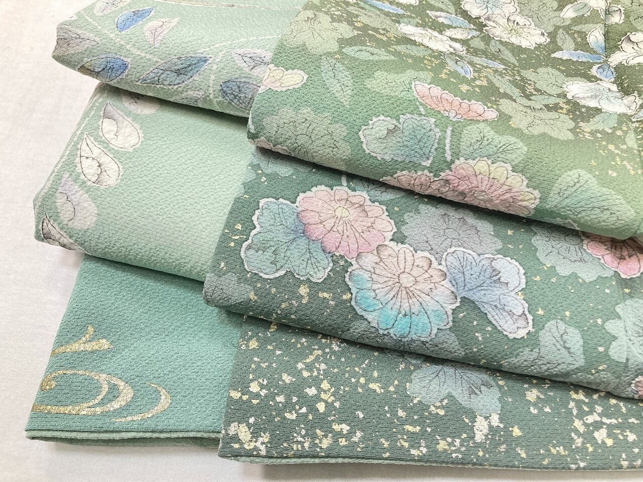 希少品 作家物 藤の花 絞り トールサイズ 落款 訪問着 正絹 袷