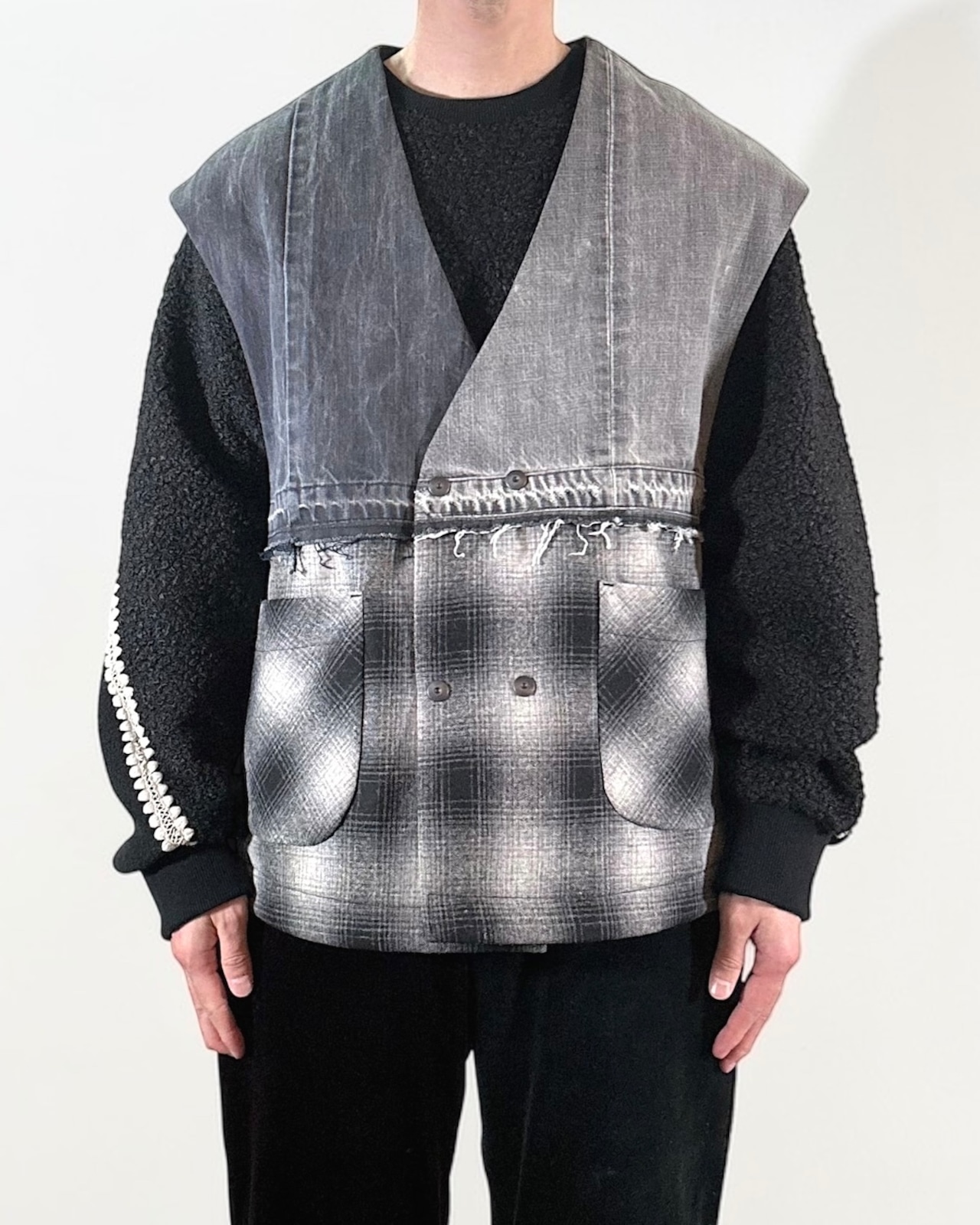 MK27A-V-01  CLOAK-VEST  #BLK  TYPE１