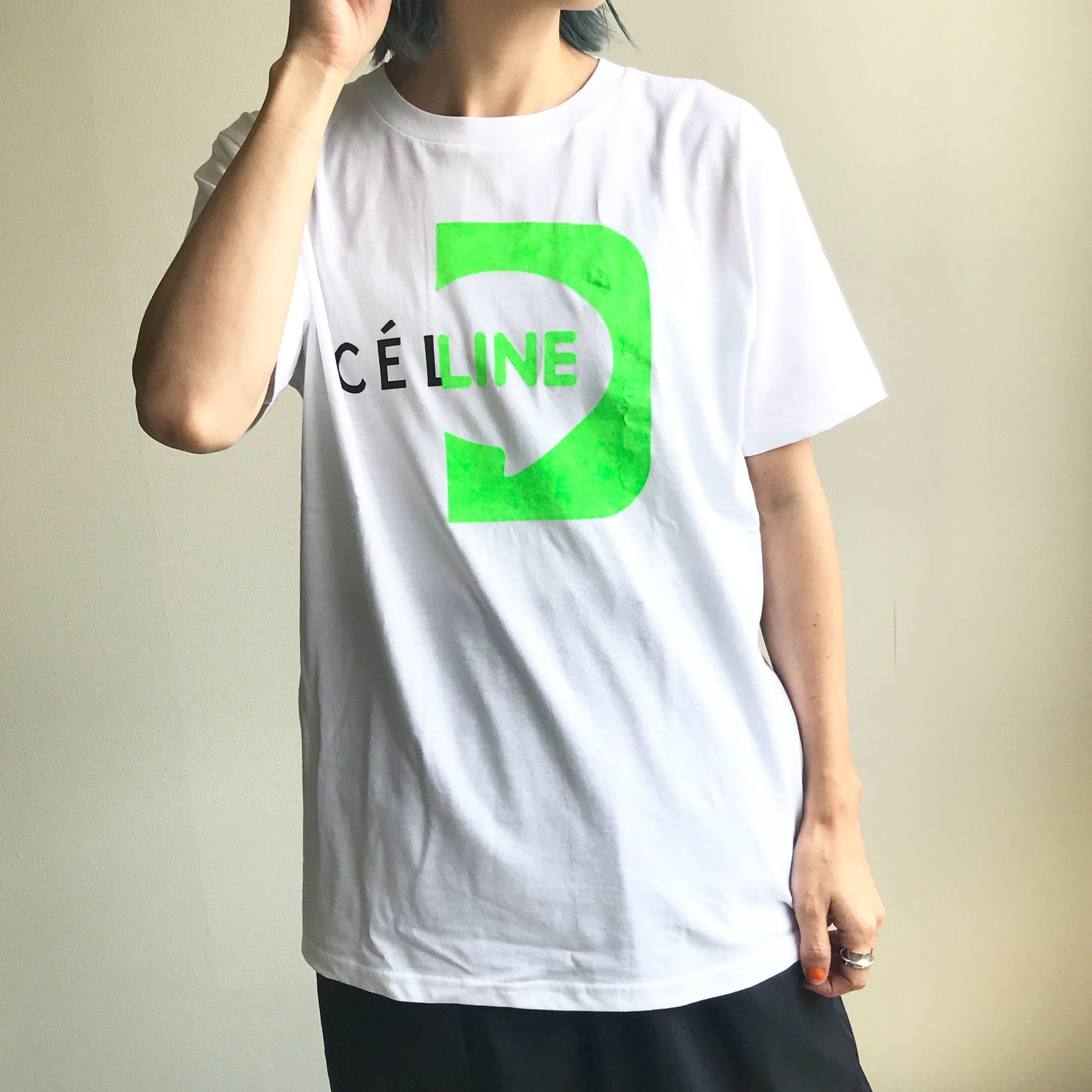 BLACK SCORE ] CELINE × LINE Print T-Shirts | rig